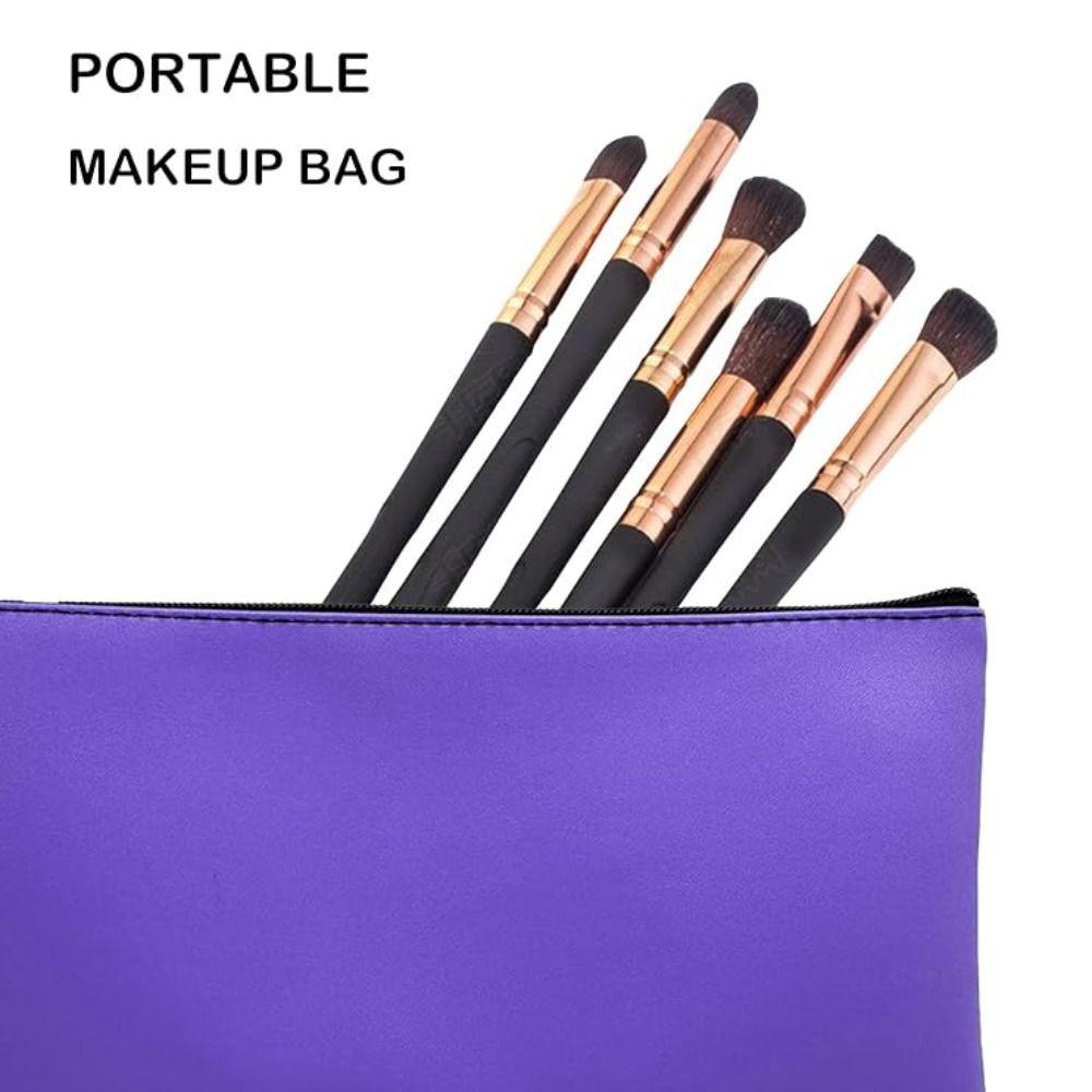 Small Compact Pu Bill Bag PU Leather Money Pouch Travel Cash Deposit Bag  Office Products