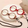 Lightweight Frame Neck Hanging Glasses With Chain Hands-Free Magnifier  For Seniors