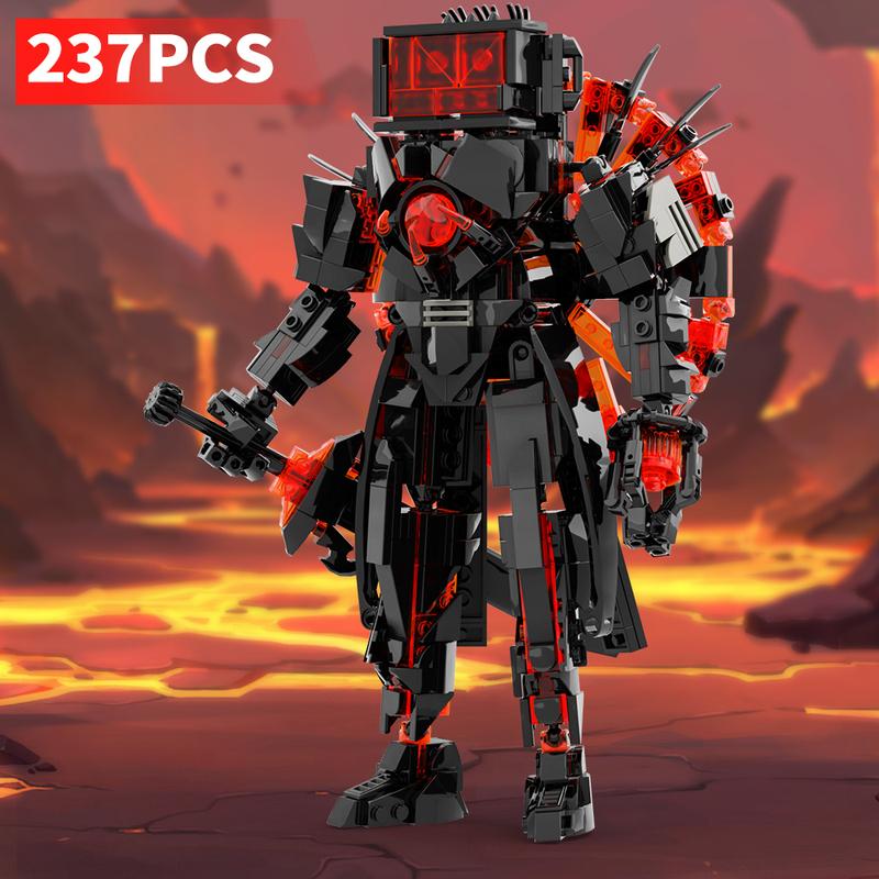 New Skibidi Toileted Titan Clock King 2.0 Building Blocks TVman Speakerman Model Toys for Kid Boys Ideas Gifts Xmas Easter Gift