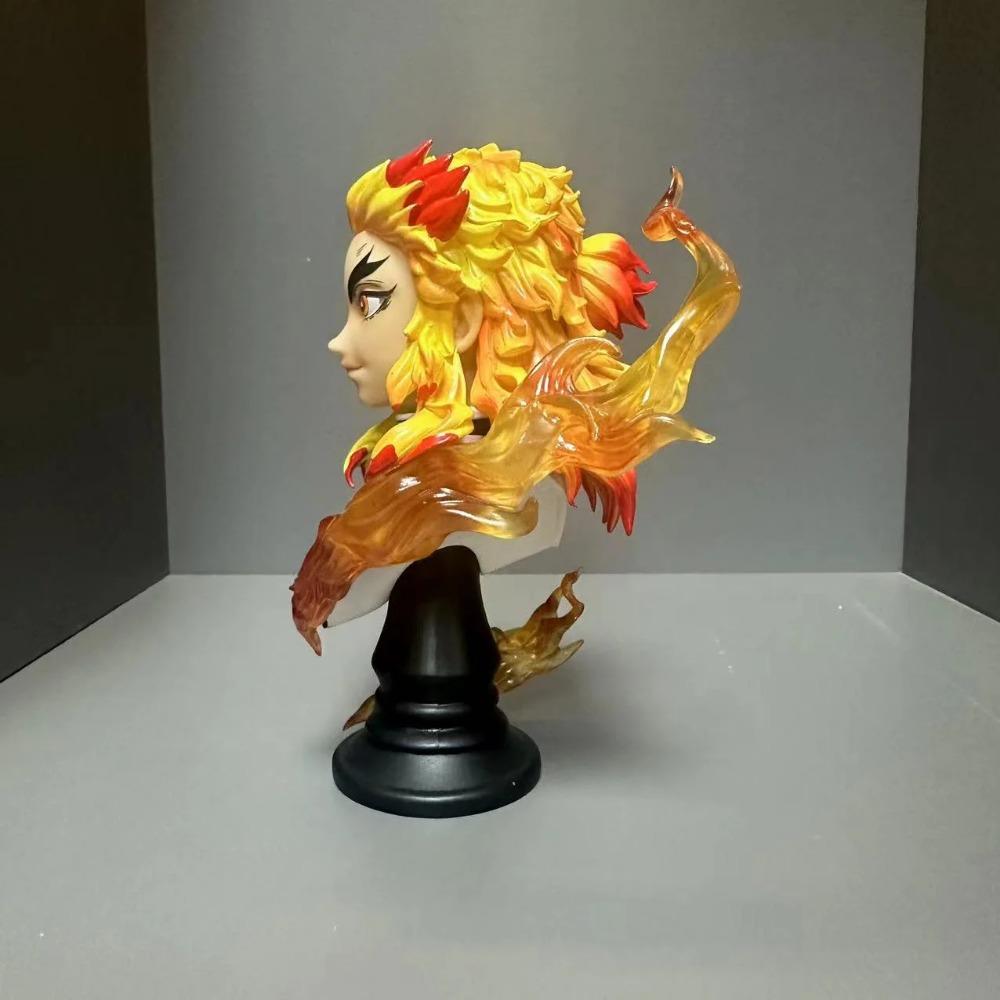 16cm Anime Demon Slayer  Kochou Shinobu / Rengoku Kyoujurou Bust Action Figure Model