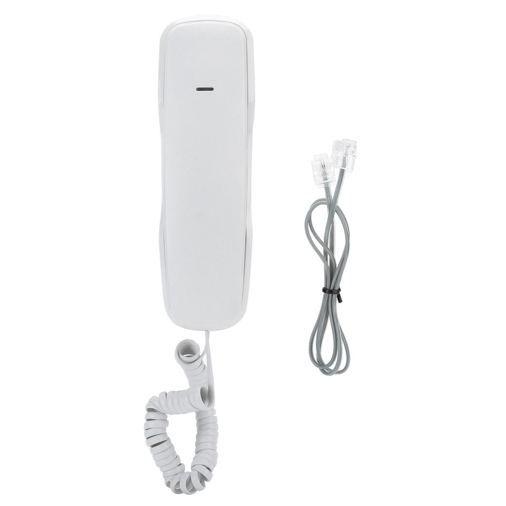 Upgrade A061 White Table Wall Mounting Extension Telephone No Disturbing for Home Business