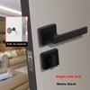 Invisible Door Lock Bedroom Single Side Secret Lock Chamber Door With Key Hidden Door Handle Background Wall Hidden Door Lock