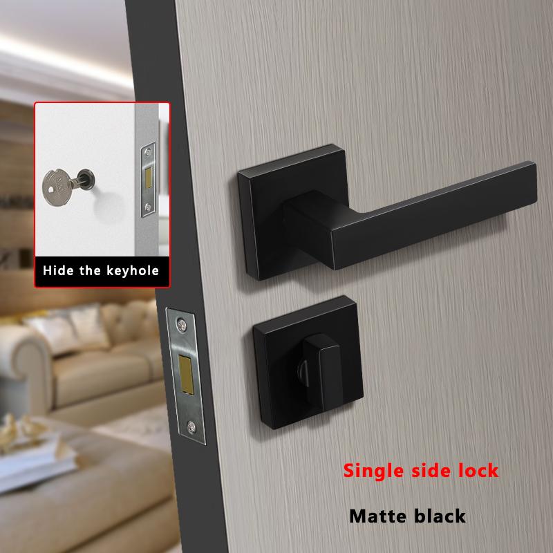 Invisible Door Lock Bedroom Single Side Secret Lock Chamber Door With Key Hidden Door Handle Background Wall Hidden Door Lock