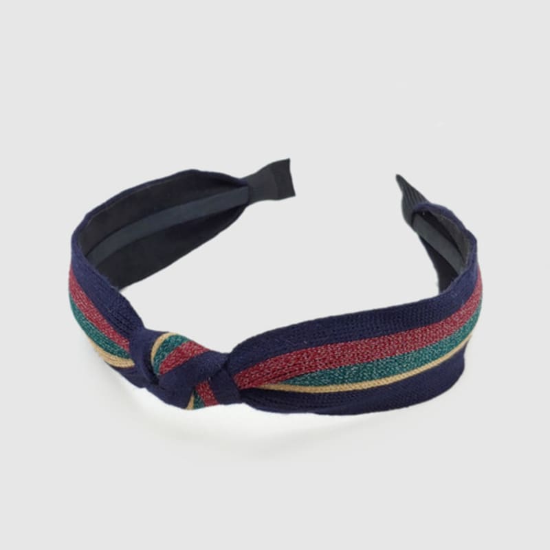 LALA Twinkle Knot Hairband - Navy