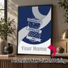 Custom Name BIRMINGHAM CITY Football 5D Diamond Painting Personalized Full Drill Diamond Art Kit Gift