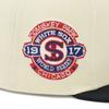 New Era 59FIFTY Cap MLB Chicago White Sox CWS with Side ONSPOTZ and Side Flat Summer Sun UV Protection (70823761, NER35C6581) Chrome/Navy/White Patch,
