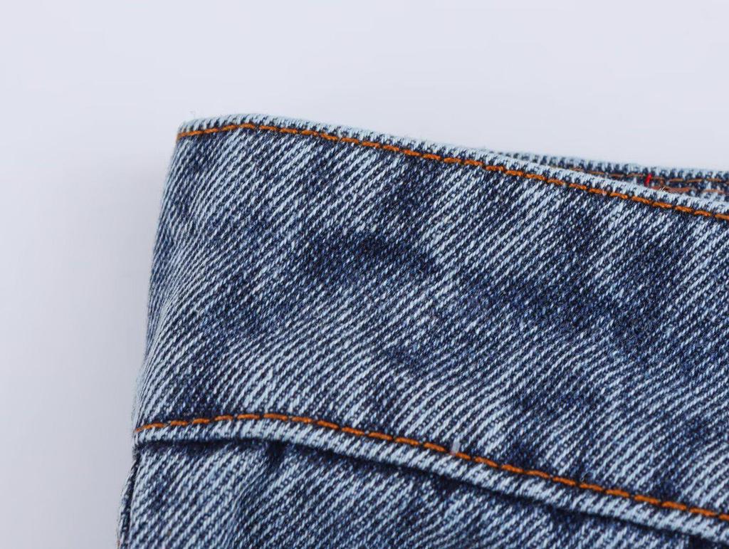 Spring 2025 Women's European & American Style Mid-Waist Loose Jeans