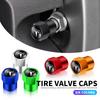 4pcs Car Wheel Tire Valve Caps Tyre Stem Covers Airdust Waterproof For Logo Model 3 S X Y Roadster Bonina Coil Accessories