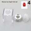 Diy Self-Made Handmade Handmade Craft Tool Lipstick Material Kit Small Sample Nozzle Empty Tube Silicone Aluminum Mold Lipstick