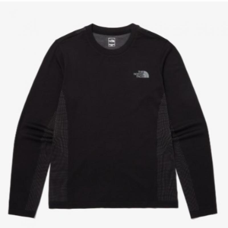 

The North Face Women S Long Sleeve Simply Round Tee Nt7tp83 BLK (black)/85(S)