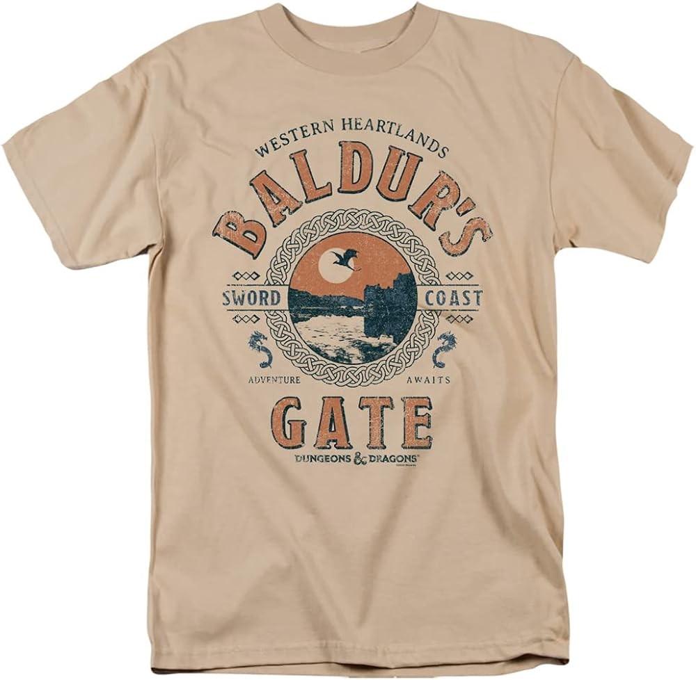 Dungeons and Dragons Baldurs Gate Resort Unisex Adult T Shirt Unisex T-Shirt S