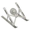 Aluminum Alloy Laptop Stand with Heat Dissipation Fan Portable Folding Lightweight Heavy Duty Metal Desktop Tablet Computer Riser Holder