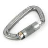 Aluminium Alloy 25KN Safety Rescue Carabiner D Buckle for Outdoor Rock Climbing