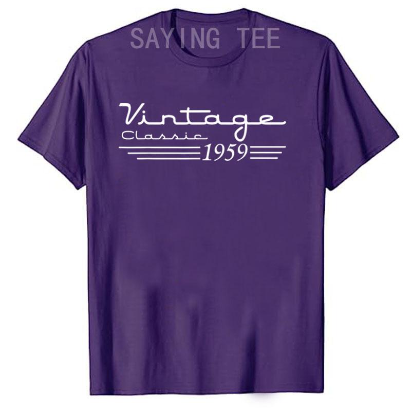 65 Year Old Gifts Vintage 1959 65th Men Women 65th Birthday T-Shirt Legends Were Born in 1959 Year of B-day Tee Top Dad Mom Gift