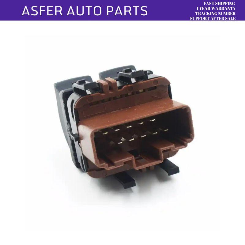 Window Opening Button Front Left Double 10 Pin Brown (Driver Side) For Megane Mk2 2002-2008 Scenic Mk2 Laguna Mk2 Oem 8200315040 8200108272