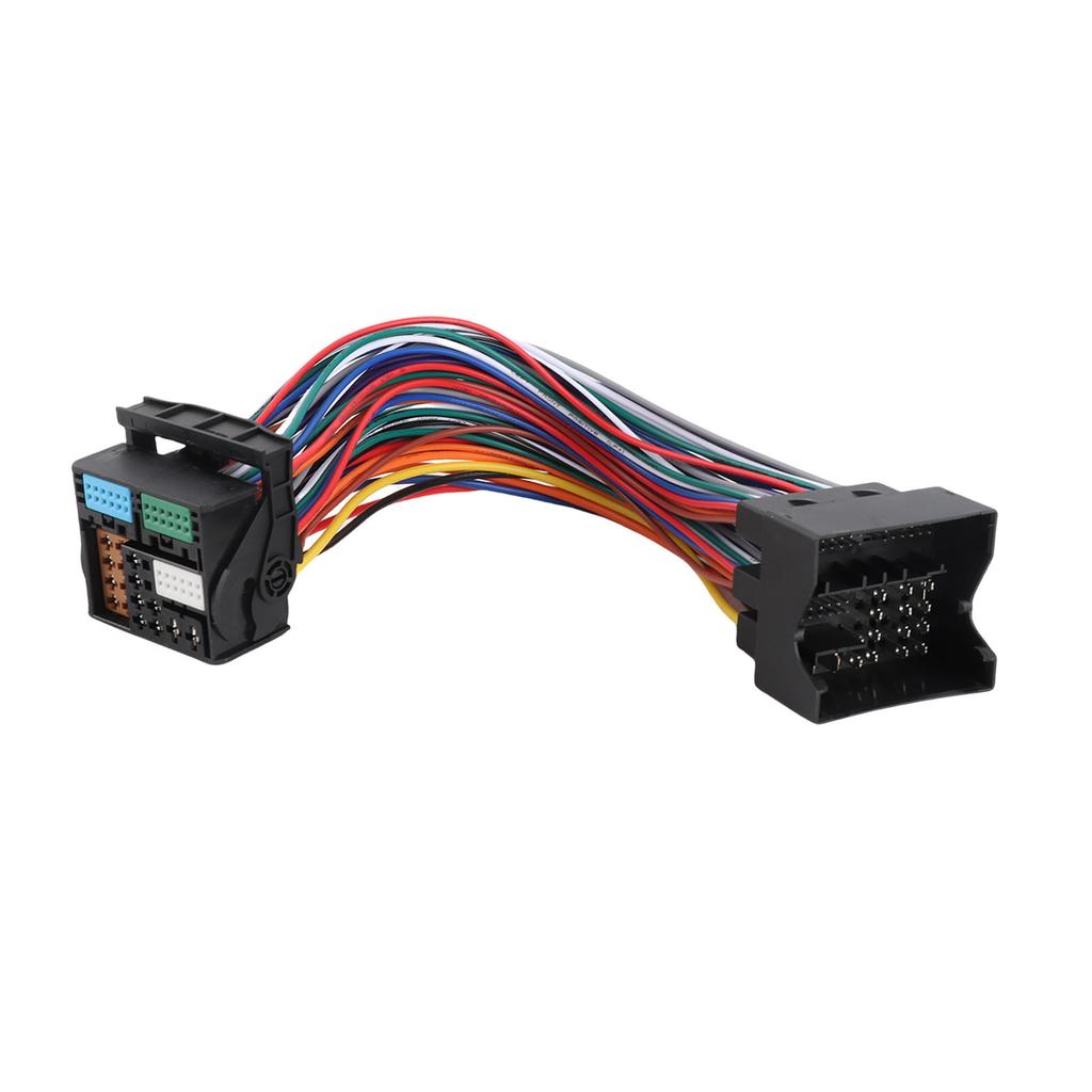 23cm 52Pin MQB Extension Adapter Cable with Quadlock Connector Radio Wiring Harness for A1