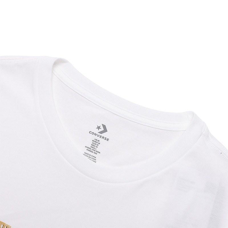 Men's T-Shirt Converse Overgrown Hoops T Shirt Men's White