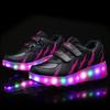 Classic Appeal Led Sneakers For Kids Light Up Roller Skate Shoes And 2 Wheels Unisex