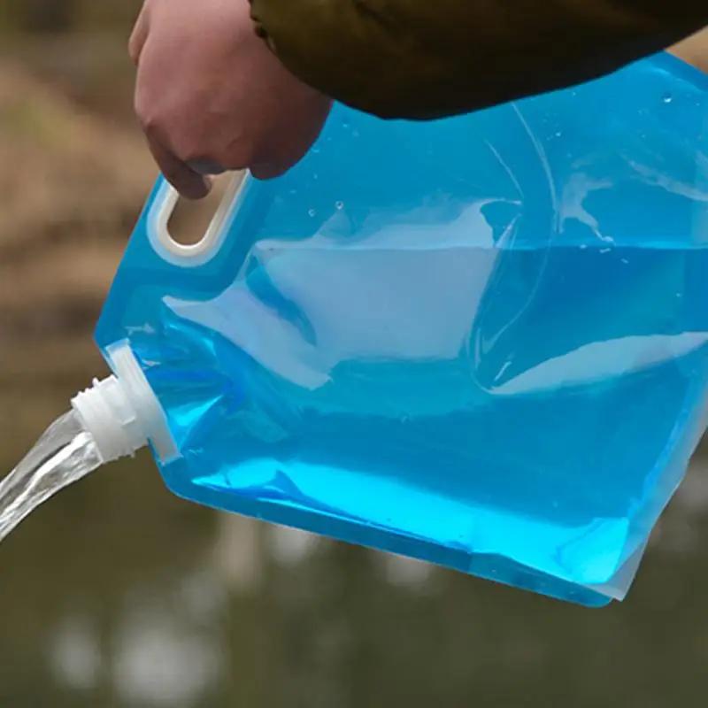 5L/10L Opakovaně použitelné ledové sáčky Suché mrazicí sáčky s kohoutkem Velkokapacitní ledová lázeň Mrazicí sáček pro kempování Turistiku Nápoje Vodní sáčky