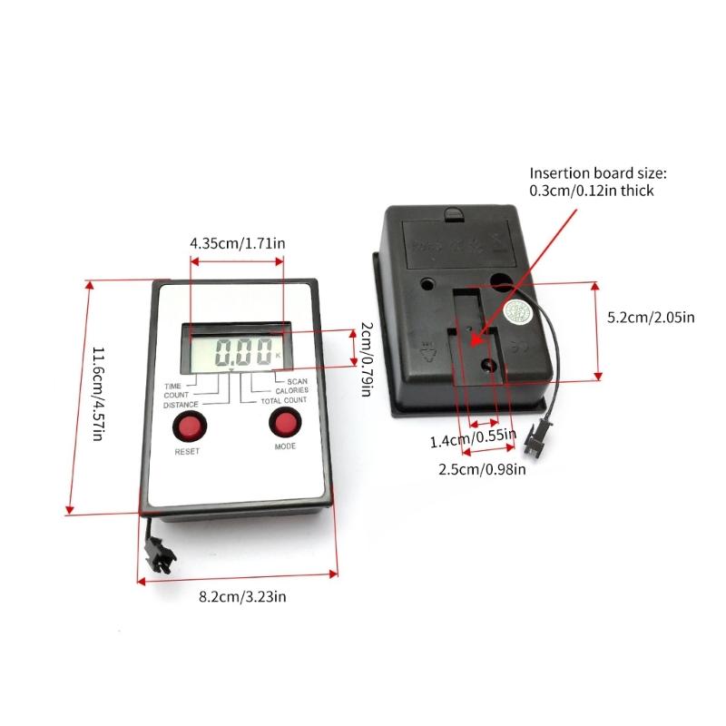 Indoor Bike Monitor Exercise Bike Speedometer Analytical Instrument Counter for Enhancing Fitness Result
