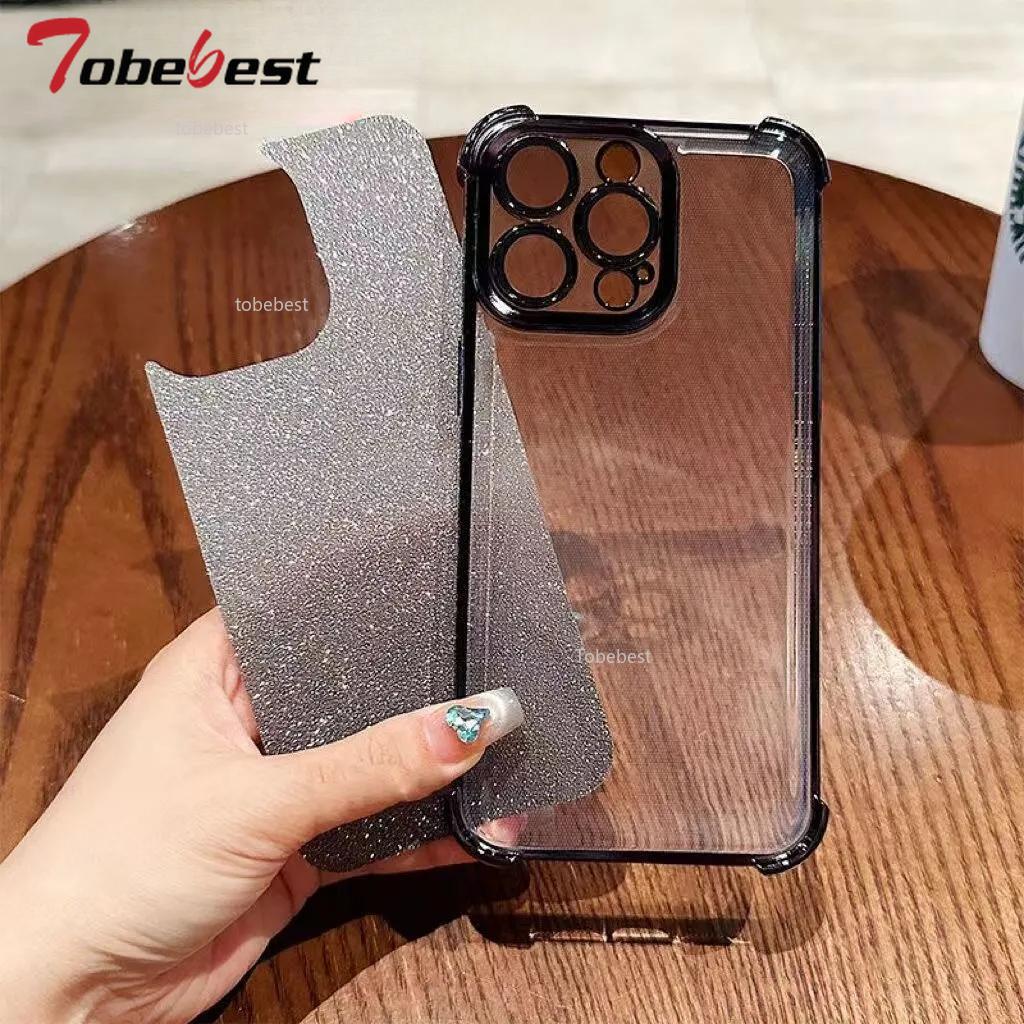 Shockproof Glitter Plating Case For Xiaomi Redmi 14C Note 14 Pro 4G 5G Crystal Bracelet Mirror Magnetic Holder Stand Soft Cover