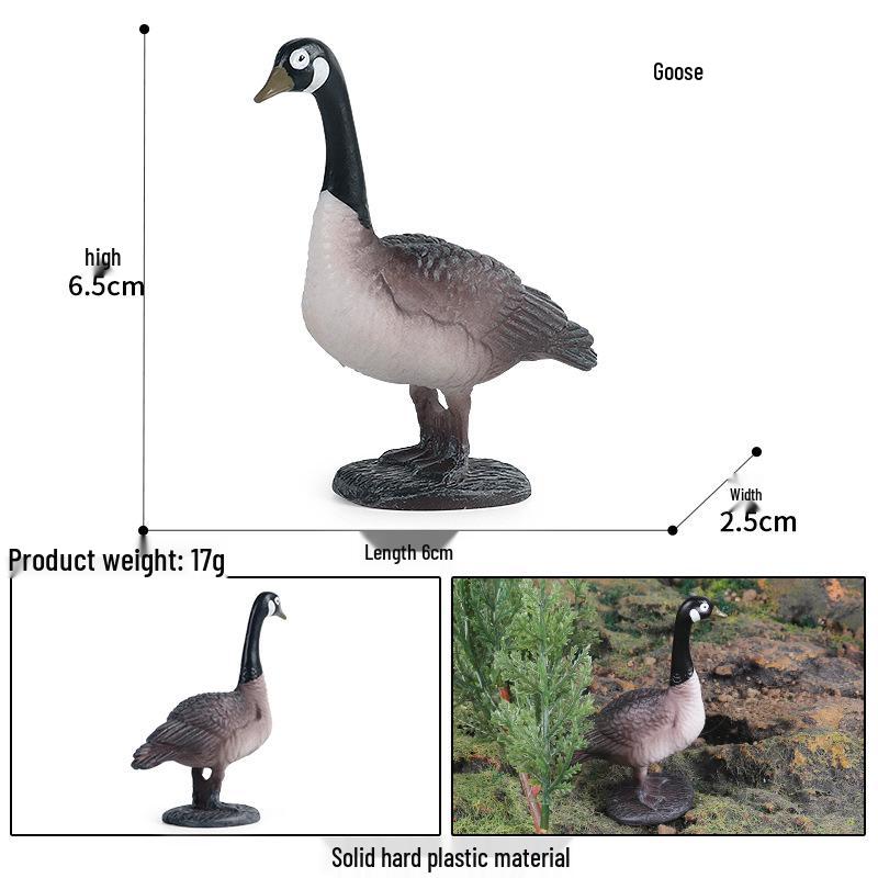 Wild Safari Animal Figurines: Giraffe, Elephant, Rhinoceros, Brown Bear, Tiger, Lion, Leopard, Hippopotamus - Solid Cognitive Toys