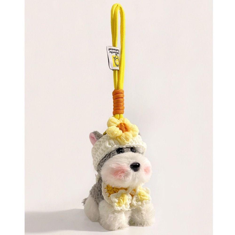 Cartoon Plüsch Hund Welpe Taschenanhänger Multifunktionaler Taschenanhänger Kawaii Tasche Zubehör Geschenk