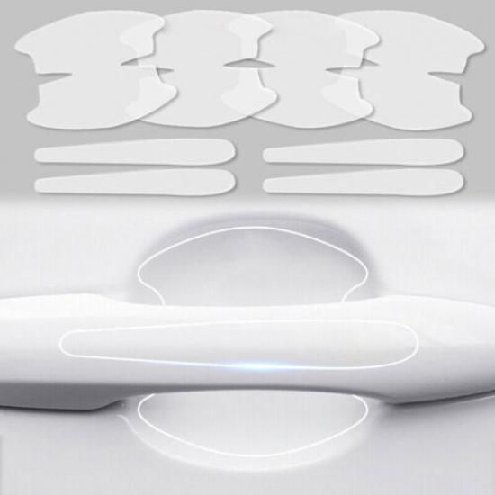 8x Car Door Handle Bowl Stickers Protector Film Anti-Scratch Sticker Accessories