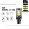 New W16W LED 921 912 Super Bright 45 SMD 4014 LED Canbus No ERROR Car Backup Stop Reserve Light Brake Lamp White 12V