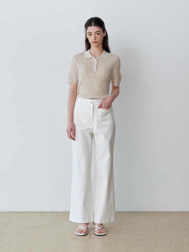 LE STUDIO Easy Stretch Straight Pants