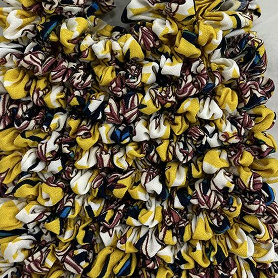 Magic Telescopic Pleated Shopping Bag - Elastic, Bubble Design, Pineapple Style Handbag