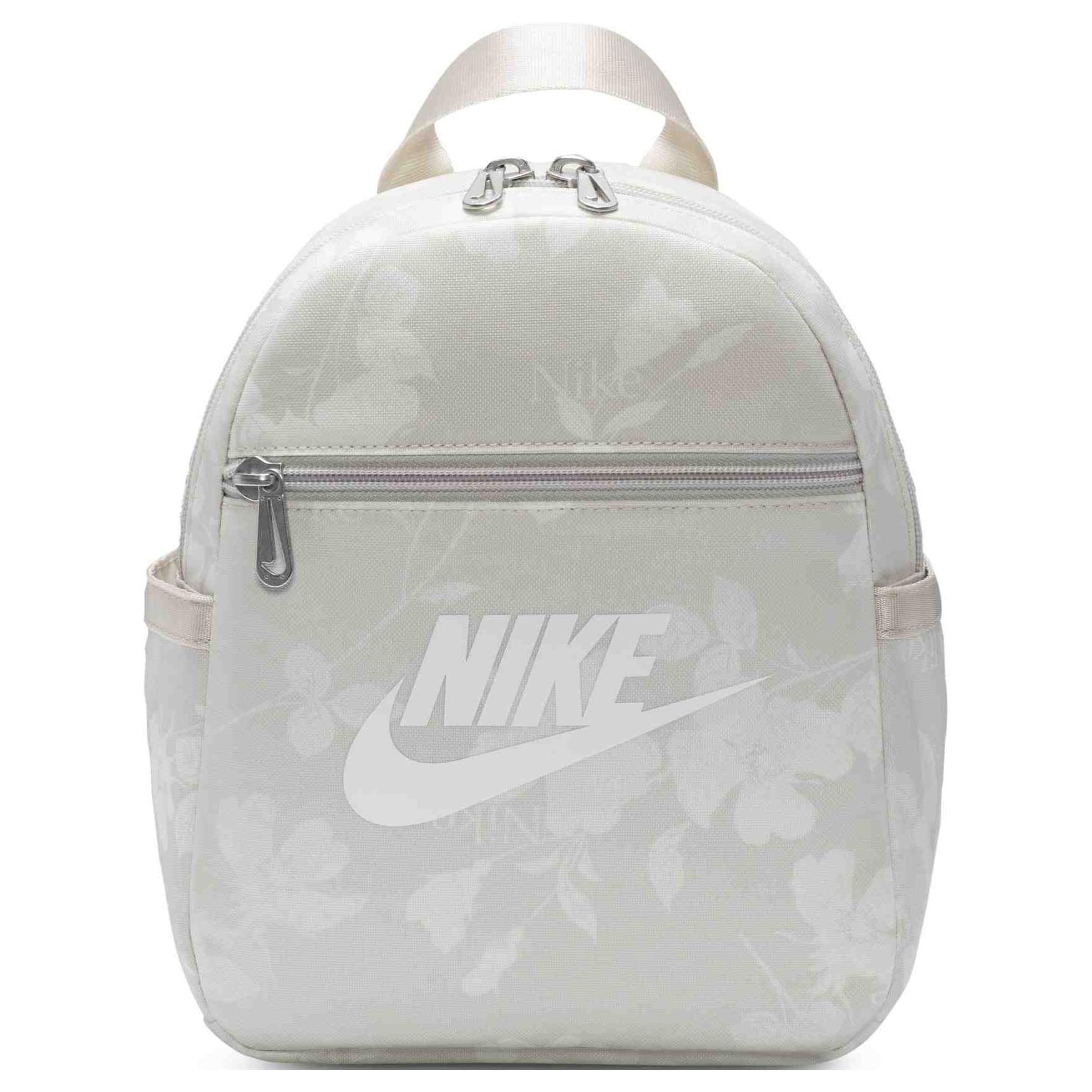 

Nike 5L Minimalist Fashion Floral Pattern Printed Fabric Backpack Unisex Backpack Light-Brown White HJ8503-104 Light Earth Brown & Sail White