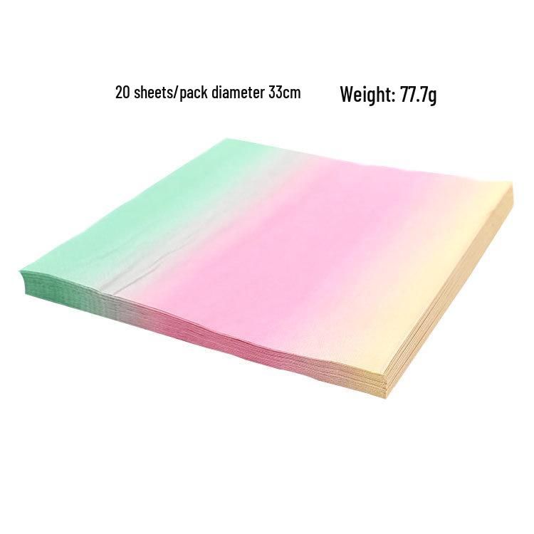 Disposable Rainbow Paper Plates and Cutlery Set for Parties and Dinner