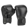 One Pair PU Lther Children Boxing Gloves Kids Sandbag Punching Sparring Training Mitts (Gold)