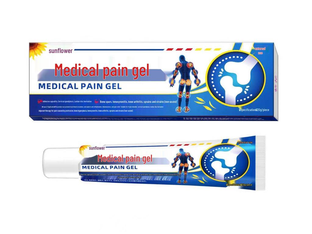 Sunflower Medical Pain Relief Gel for Joint, Muscle, and Tendonitis Relief - Anti-inflammatory Formula