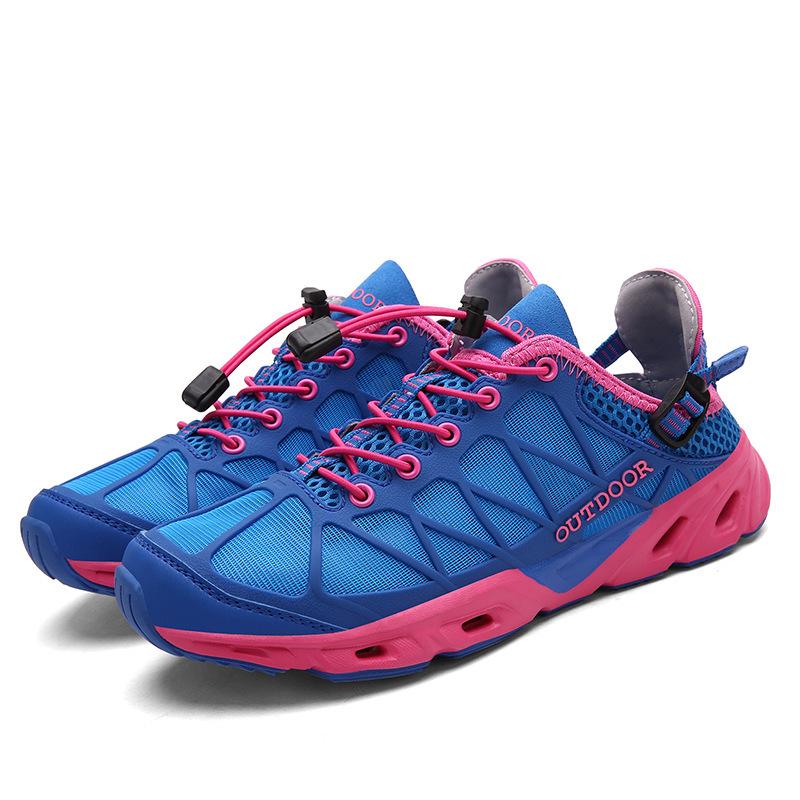 Letní outdoorová rychleschnoucí prodyšná turistická a rybářská obuv pro muže a ženy 2024