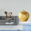 Rocking Horse Wood Resin Sculpture Artistic Retro Design Ornament Figurine Centerpiece Office