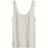 Calvin Klein Casual Textured Ribbed Fitted Sleeveless T-Shirt Women Tops 47A300G