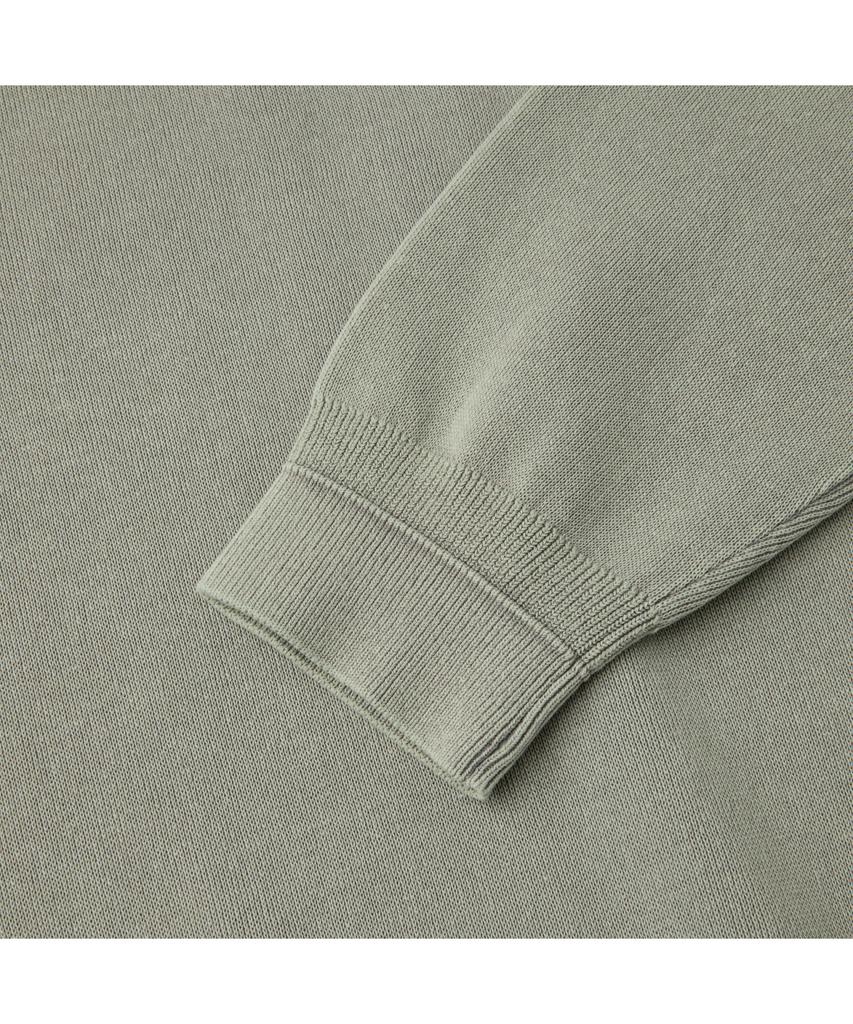 Silijeu Garment Dyed Long Sleeve Henley Neck Sawas26141Gyx