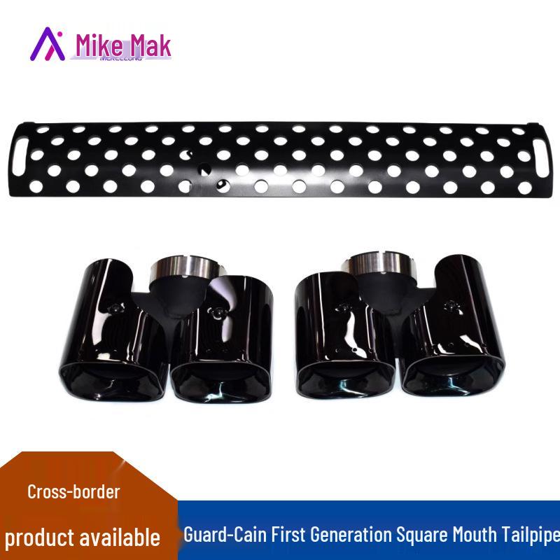 Kahn Quad Square Outlet Exhaust for 2020-2025 Land Rover Defender 90/110 Tailpipe Modification