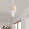 Lampa Wisząca Pablo 3 Gu10 Biały  Wood Sollux Sl.1013