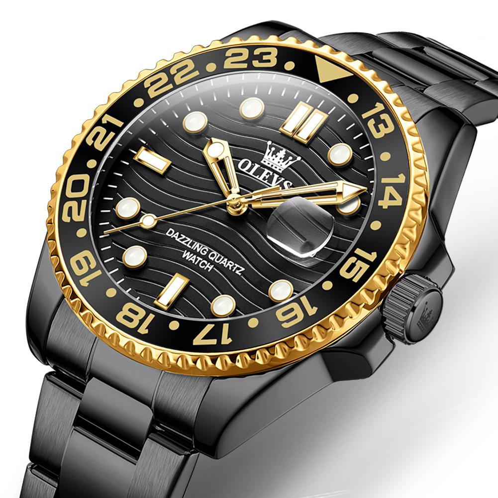 Herrenuhren Luxusuhr Herren Business Sport Wasserdichte Quarzuhr für Herren Edelstahl Relogio Masculino