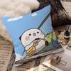 Bubu and Dudu Cute Pillow Anime Pillow Sofa Bed Head Pillow Cover Cushion Cover 45x45 cm Fashion