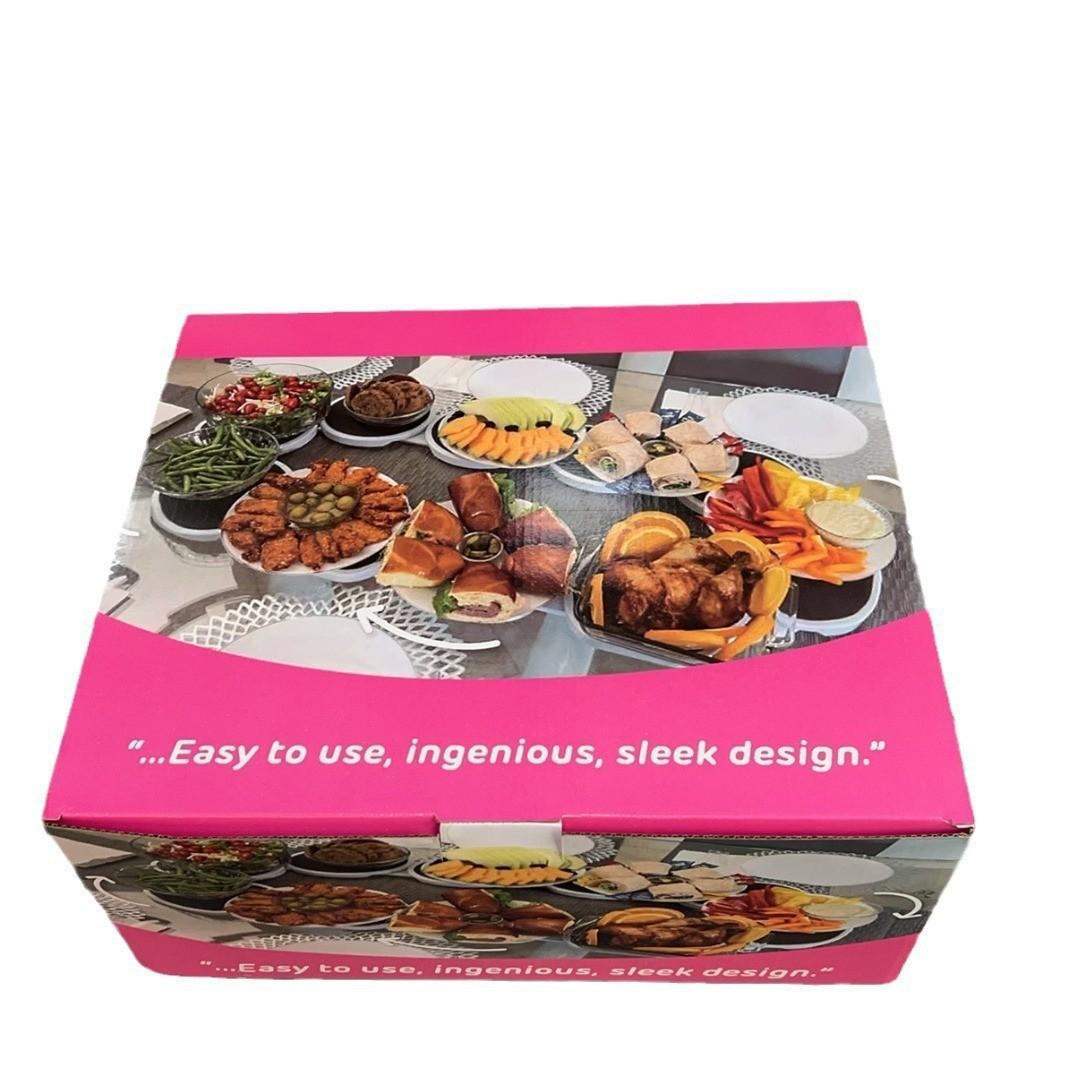 

Революція Lazy Susan Обертова Підставка-Піднос для Обіднього Столу 20*20*2cm