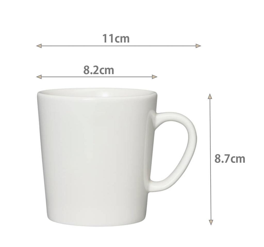 [Officially Imported] Arabia Mainio Mug, 0.3L, White, 1070780
