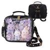 Ita Bag for Plush Toys Plush Shoulder Crossbody Decorated for Fandom Synthetic Plush Toy [AYHM] (Black) Bag, Bag, Bag, Backpack, 3-way, Otaku, Bag,