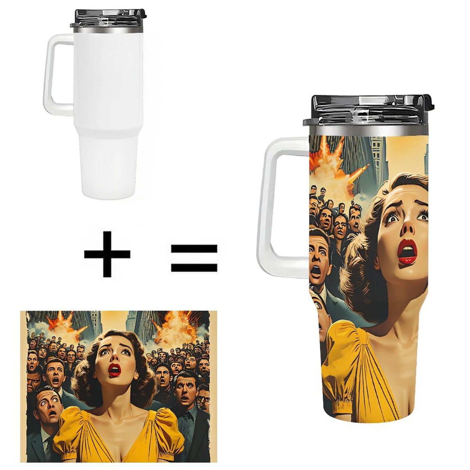 Reliable 40oz Beverage Container with Excellent Thermal Properties for Marketing 40 oz(1133.98g) белый