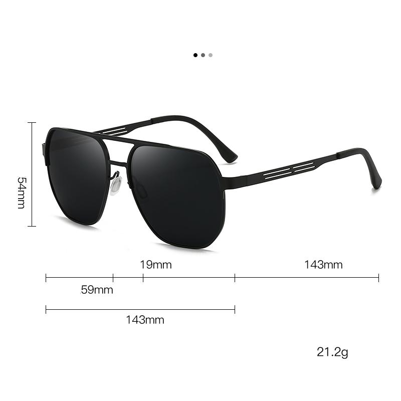 Metal Polarized Sunglasses Retro Sunglasses Driver Fishing Photochromic Glasses