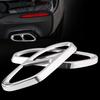 1 Pair Exhaust Muffler Tail Pipe Cover Trims for Mercedes Benz GLC C E class C207 Coupe 14 17