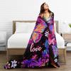 Butterfly Blanket Soft Plush Fleece Throw Blankets Cozy Fuzzy Butterfly Stuff Bedding Gifts for Women Girls Boys Kids Adults 40"X50"